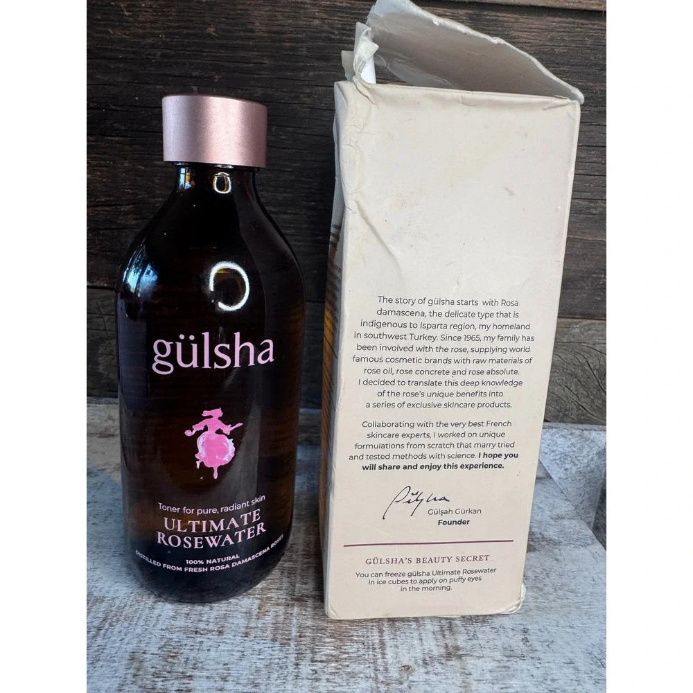 Gulsha Ultimate Rosewater Toner 200ml New In Damaged Box Exp 05/28 MSRP $24